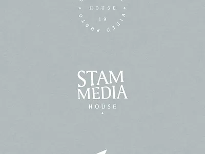 Stam Media House Identity adventure branding camping design icon identity illustration logo natural outdoor photography serif typography vector