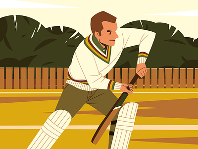 Cricketeer character cricket digital donghyun lim folioart illustration sport