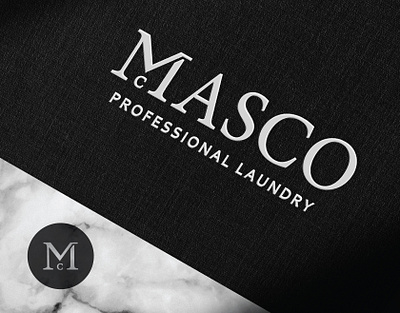Masco Laundry Logo Design brand design brand identity branding branding design corporate branding corporate identity exclsuive logo graphicdesign logo logodesign premium premium logo