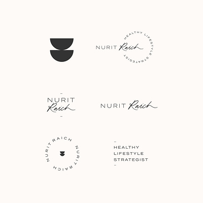 Nurit Raich Brand Identity branding cooking design icon identity logo natural nutrition typography vector website