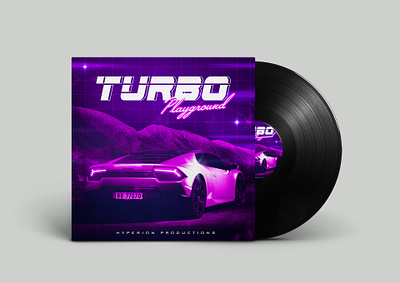 Album Cover Design 80s style album art album cover album cover design design graphic design graphic designer illustration photoshop print design synthwave