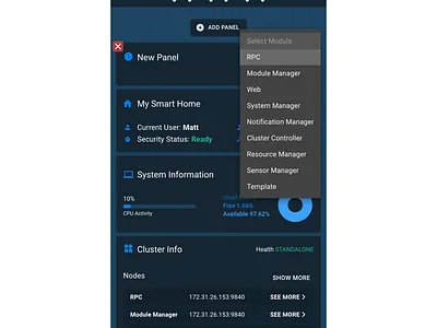 home automation app app branding design ui ux