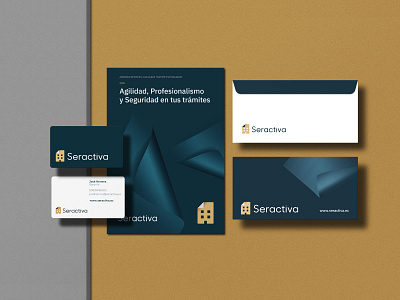 Seractiva brand branding design idenity logo