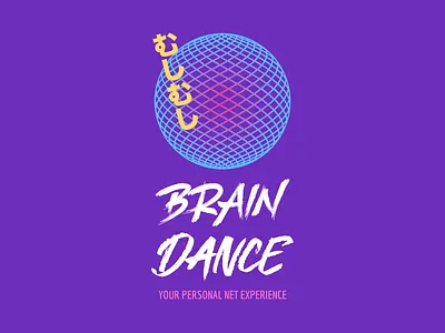 Braindance branding branding concept cdpr cyberpunk mockup