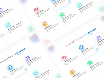 Minimal Grid Preview clean design icon illustration landing minimal minimalism ui ux web website