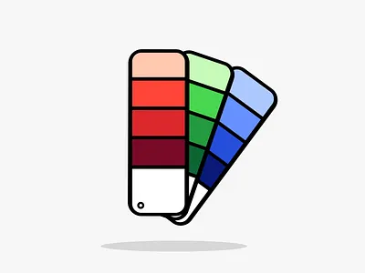 Color Samples color pallete color scheme gradient hue illustration rainbow shadow shadows tint ui