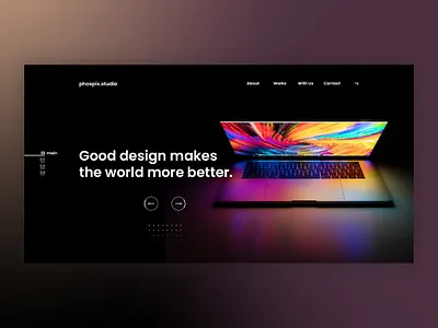 Phospix.studio design icon illustration logo minimal typography ui ui ux uidesign uiux ux web website website concept website design websites