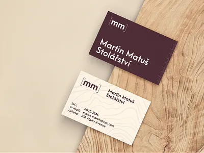 Carpentry identity branding brown business card business cards businesscards clean craftman design graphic design idenity logo minimal mockup visual identity wood woodwork
