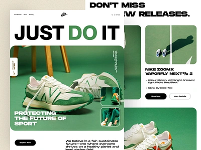 Nike Website designs themes templates and downloadable graphic elements on Dribbble