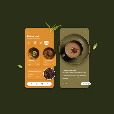 Tea Cafe Mobile App UX UI Design animation app app design application icon application ui cafe app concept design ecommerce flat ui food app interaction interactive design mobile design motion design uidesign uiux