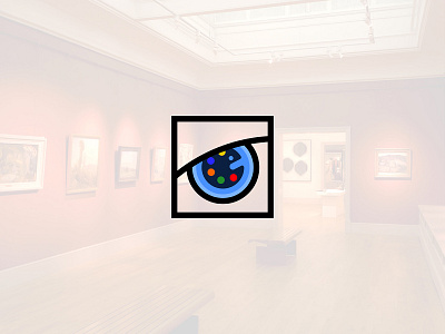 Art Gallery Logo abstract logo art gallery logo color plate logo eye logo luxury logo modern logo standard logo