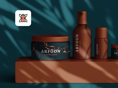 Arfoon Cosmetics - Mockup arfooncosmetics astaamiye branding cosmetics cosmetics design cosmetics logo creative design graphic design logodesign mockup design