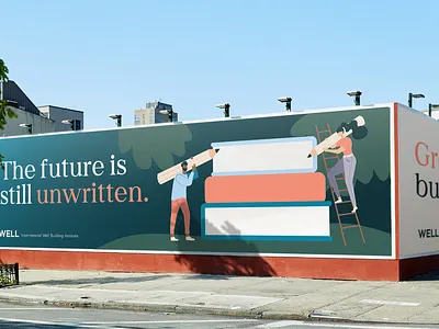 International Well Building Institute ads branding building certified education illustration lynx marketing people philadelphia sustainability well