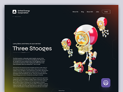 Three Stooges 3d 3d art blender blender3d branding copy copywriter diorama drone futurism hover illustration isometric isometric design isometric illustration low poly scifi web web design webdesign