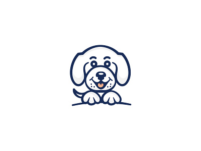 Cute dog logo (For sale) animal branding cartoon dog drawing for sale unused buy icon illustration logo pet puppy toon
