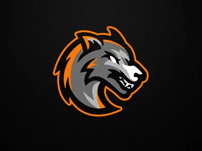 Loups Lorrains - Floorball - Mascot logo floorball logo mascot sports branding sports logo team logo