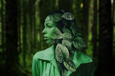 Nature Lover adobe photoshop double exposure girl nature go green green green girl nature nature lover photoshop