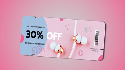 Discount Voucher advertising art branding design discount discount card discount code discount flyer discount offer discount voucher discounts icon illustration illustrator logo typography vector voucher voucher design vouchers