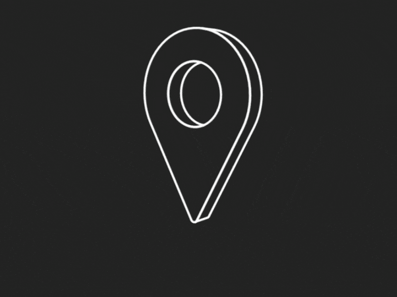 map pin app loop loop animation motion