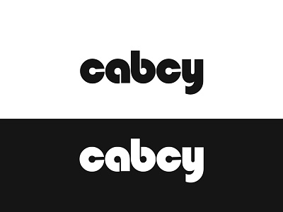 CABCY Logo Design app branding clean design flat identity logo typography vector