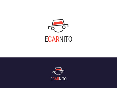 Ecarnito Cab Logo Design branding design flat icon identity logo typography