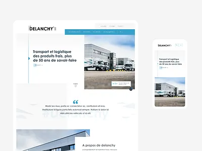 Delanchy corporate design ui ux webdesign website wordpress