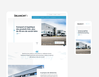 Delanchy corporate design ui ux webdesign website wordpress