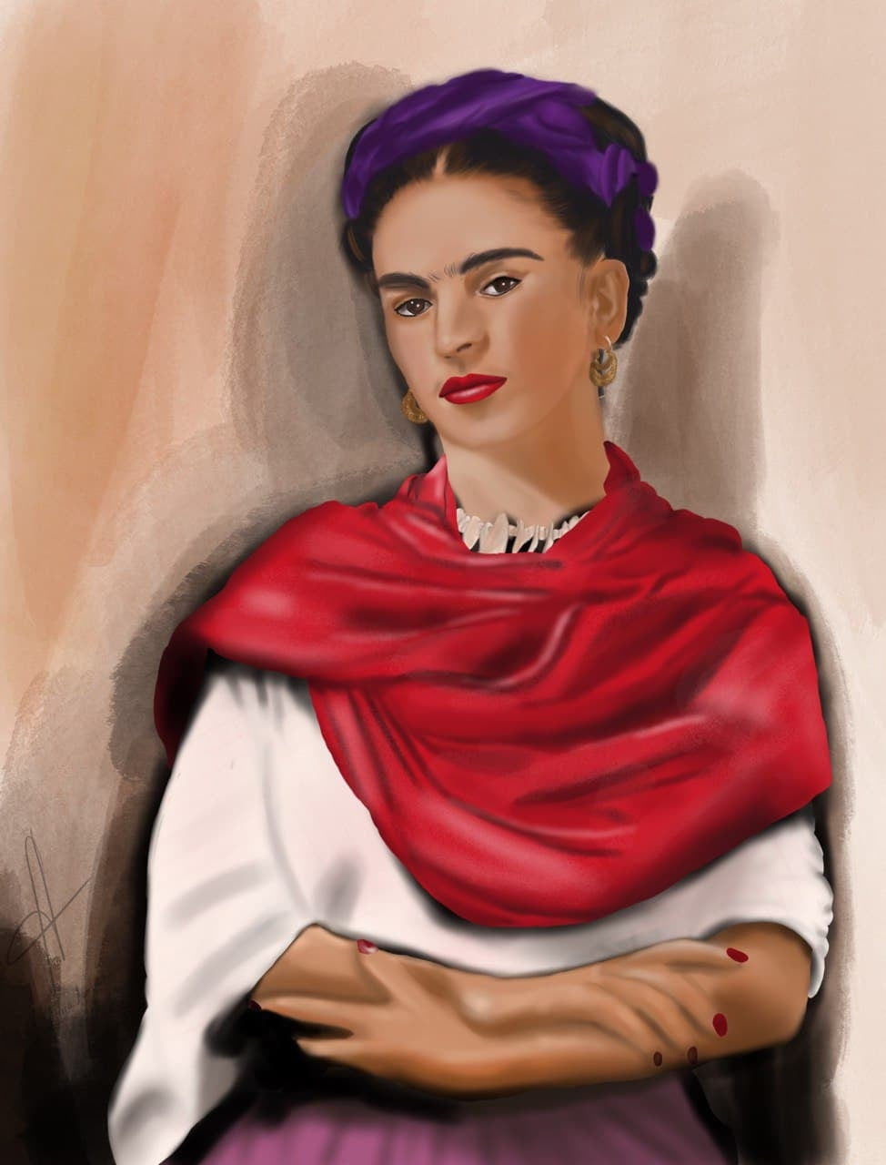 Example of Frida Kahlo de Rivera