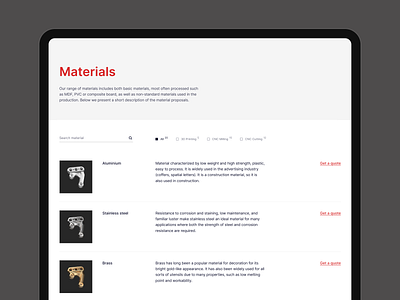 Antare design desktop flat minimal simple ui ux web