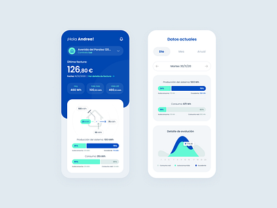 Electric Company Mobile APP app ui ux