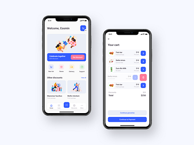 Groceries companion app groceries ui ui design