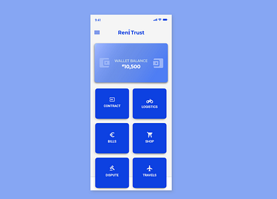 Credit Wallet banking design ui interface visuals