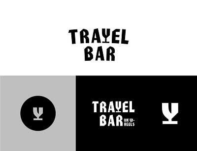 Travel Bar Logo Design bar branding cocktail graphics logo logo mark logodesign travel