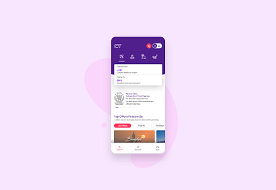 Travel Home Mobile UI