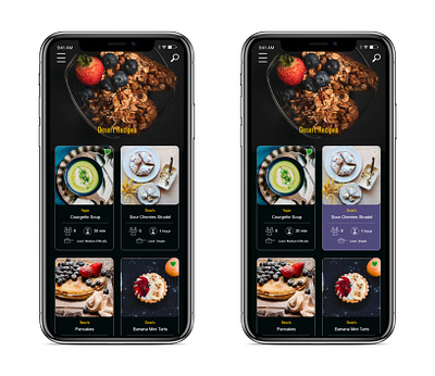 Foodie - Recipes, Cooking and Food Ideas App adobe photoshop adobe xd art design food app mobile design mobile ui ui ux