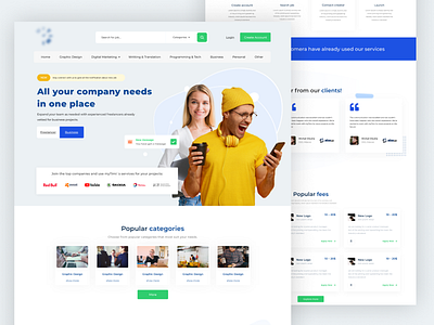 Hire Job – Freelance Services Marketplace for Businesses design design template graphic design graphics ui design ux ux design web web design webdesign