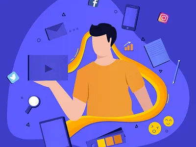 Our Vision branding graphic design identity illustration vector