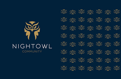 Nightowl animal brand brand design branding community custom logo design flat identity identity design logo mark minimal nightclub owl packaging professional logo vector