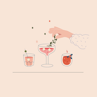 Home Bar bright colors coctails design identity design illustration illustration art illustrator logo minimal object illustration vector