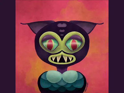 Creature 2d character art character design color colorful fantasy art illustration illustrator inspirational procreate