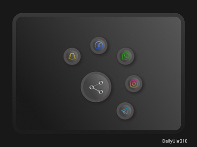 DailyUI #010-Social Share. branding dailyui dailyui010 dailyuichallenge design figmadesign icon shot ui web