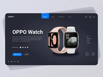 Day 003 Landing Page daily ui dailyui shopping watch