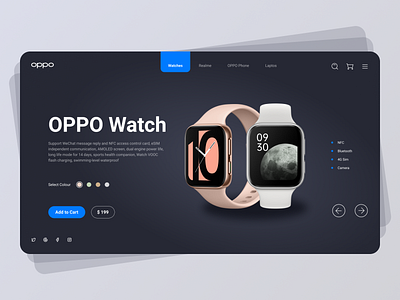 Day 003 Landing Page daily ui dailyui shopping watch