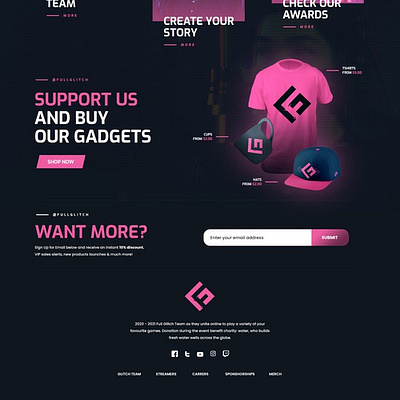 Full Glitch branding creative ecommerce fiverr fiverr.com fiverrgigs graphic design logo designer minimalist modern