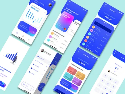 Wallet app app design ui ux