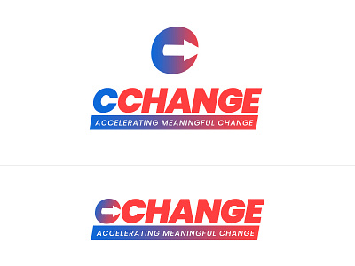 CCHANGE branding logo minimal