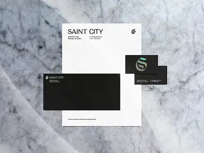 Saint City Branding Draft brand design branding church design graphic design icon layout saint type typography