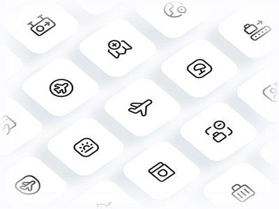 Myicons✨ — Travel vector line icons pack design system figma figma icons flat icons icon design icon pack icons icons pack interface icons line icons sketch icons ui ui design ui designer ui icons ui kit web design web designer