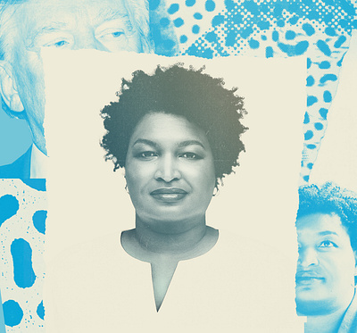 Stacey Abrams art direction collage democracy design editorial illustration graphic art illustration politics stacey abrams washington dc