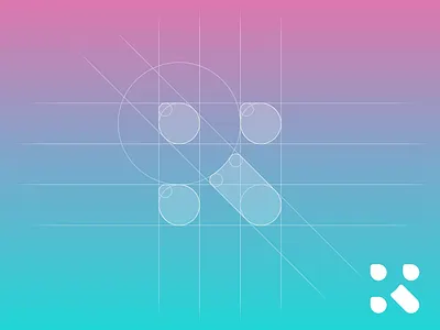 Rain Artistics Grid 2d brand design brand identity branding circle concept design grid guidelines guides icon illustration letter lettering lettermark logo logotype photoshop ratio typography